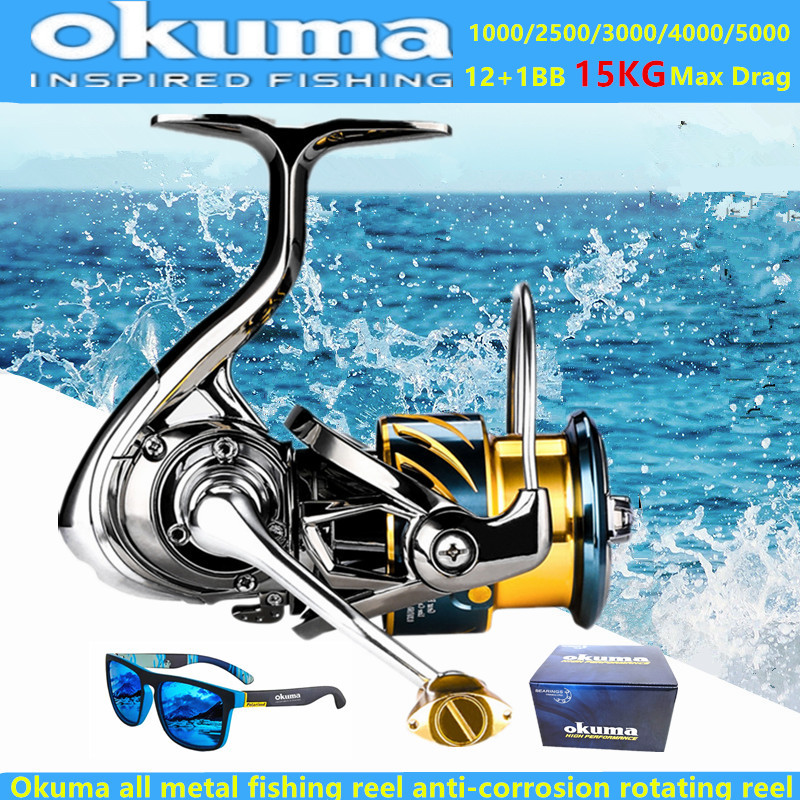Okuma all metal fishing reel 1 - Trolling Reel ulasan dan harga