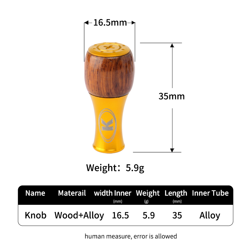 Umi 1pc Fishing Reel Wood Knob - Trolling Reel ulasan dan harga