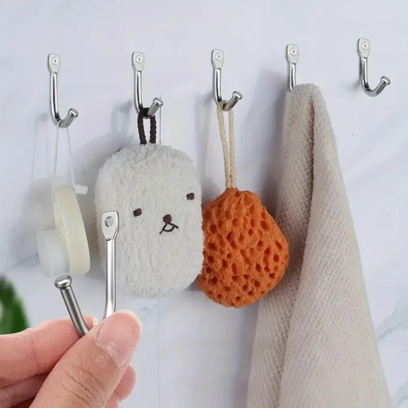 50/5Set J-shaped Metal Wall Ho - Reel Bag ulasan dan harga