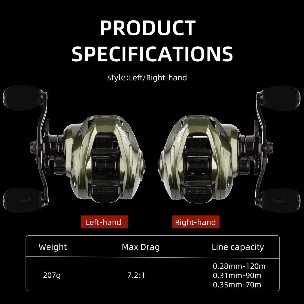 Baitcasting Reel 7.2 1 High Sp - Reel Spare Spool ulasan dan harga