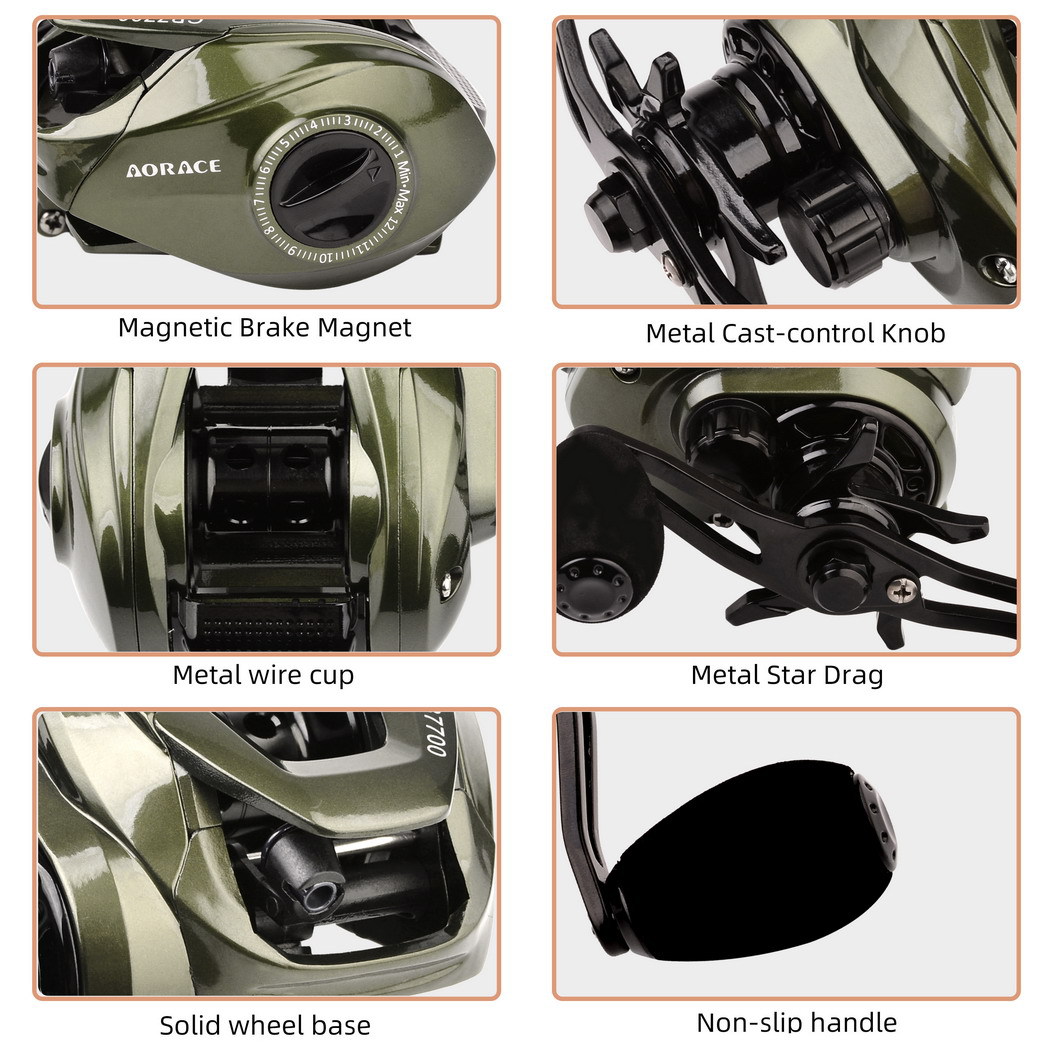 Baitcasting Reel 7.2 1 High Sp - Reel Spare Spool ulasan dan harga