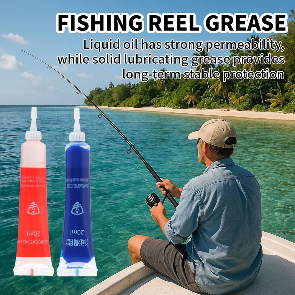 40ml Fish Reel Grease Water-Re - Reel Grease ulasan dan harga
