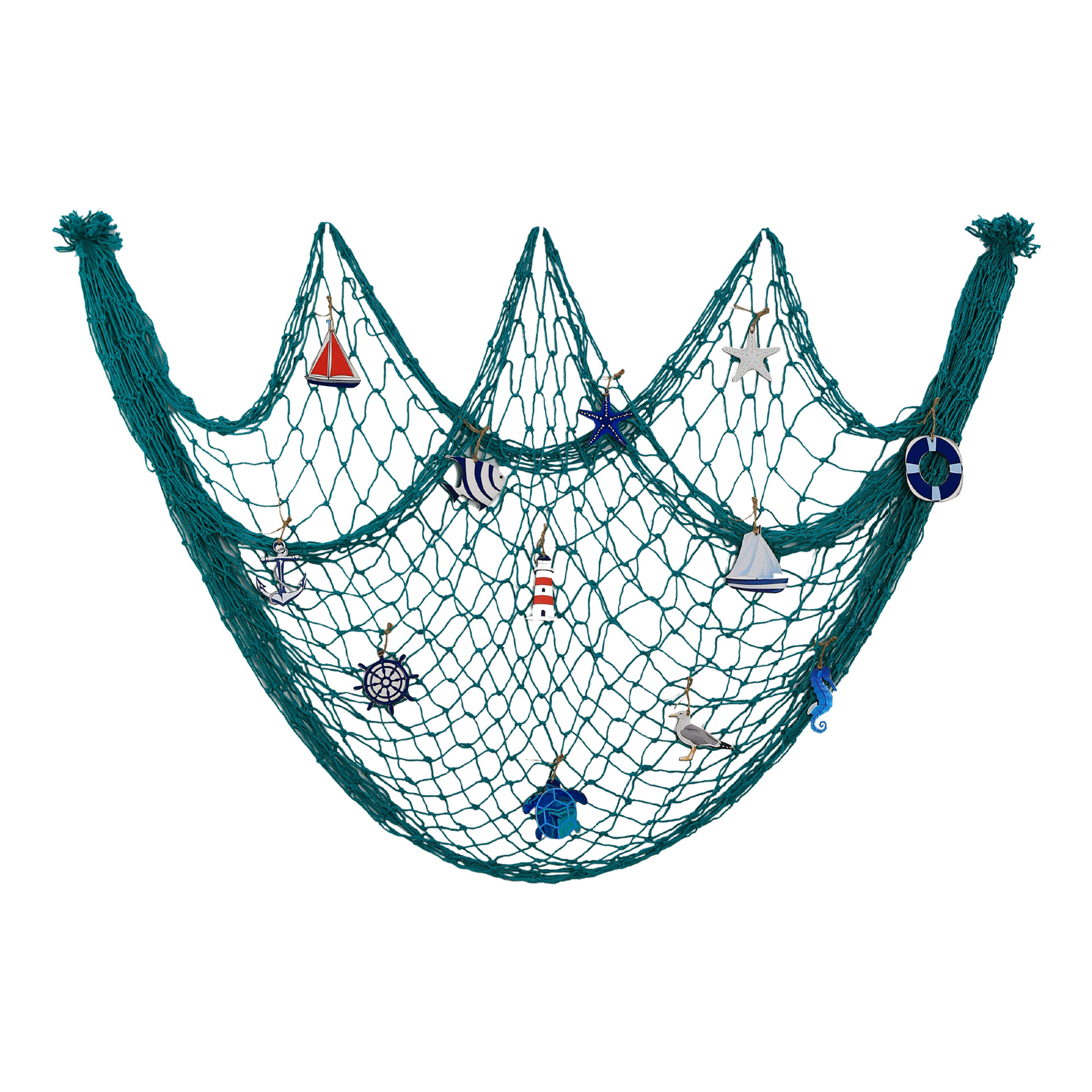 Decorative Fishing Net, Medite - Baitcasting Reel ulasan dan harga