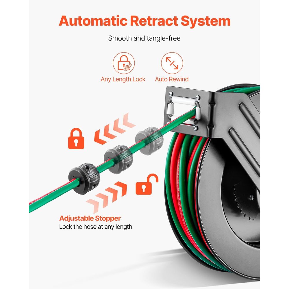 Retractable Welding Hose Reel  - Conventional Reel ulasan dan harga