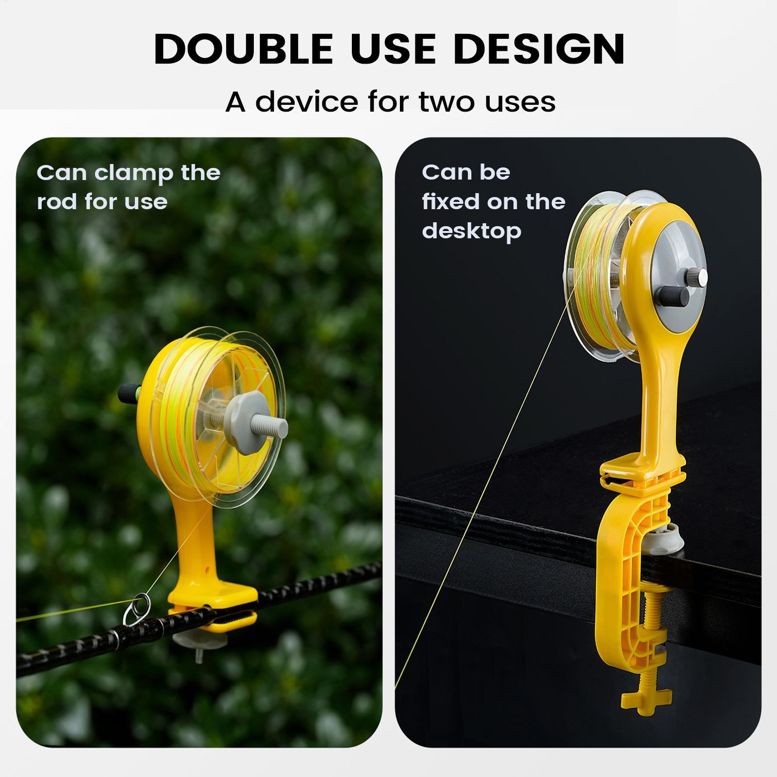 Fishing Line Spooler with Clam - Ice Fishing Reel ulasan dan harga