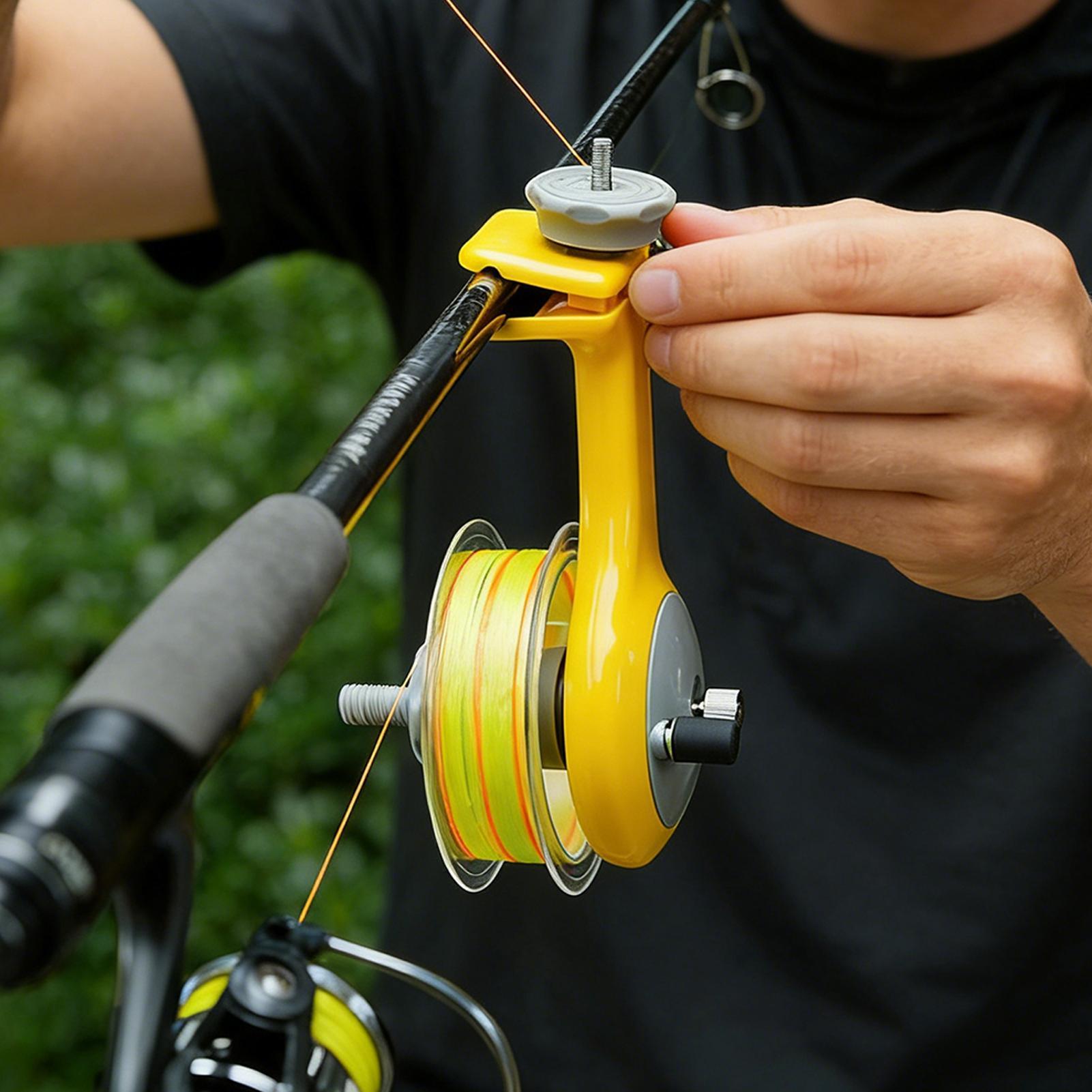 Fishing Line Spooler with Clam - Ice Fishing Reel ulasan dan harga