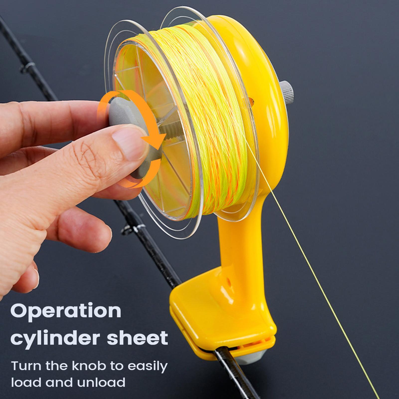 Fishing Line Spooler with Clam - Ice Fishing Reel ulasan dan harga