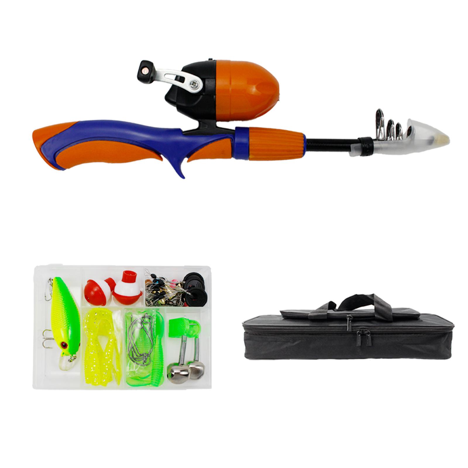 Kids Fishing Pole Travel Tote  - Spincast Reel ulasan dan harga