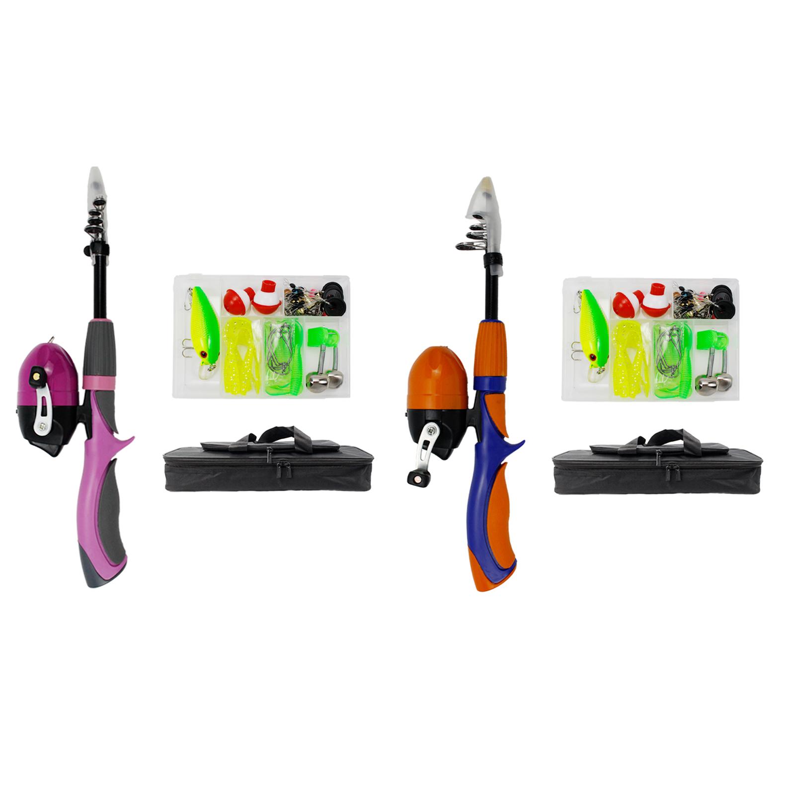 Kids Fishing Pole Travel Tote  - Spincast Reel ulasan dan harga
