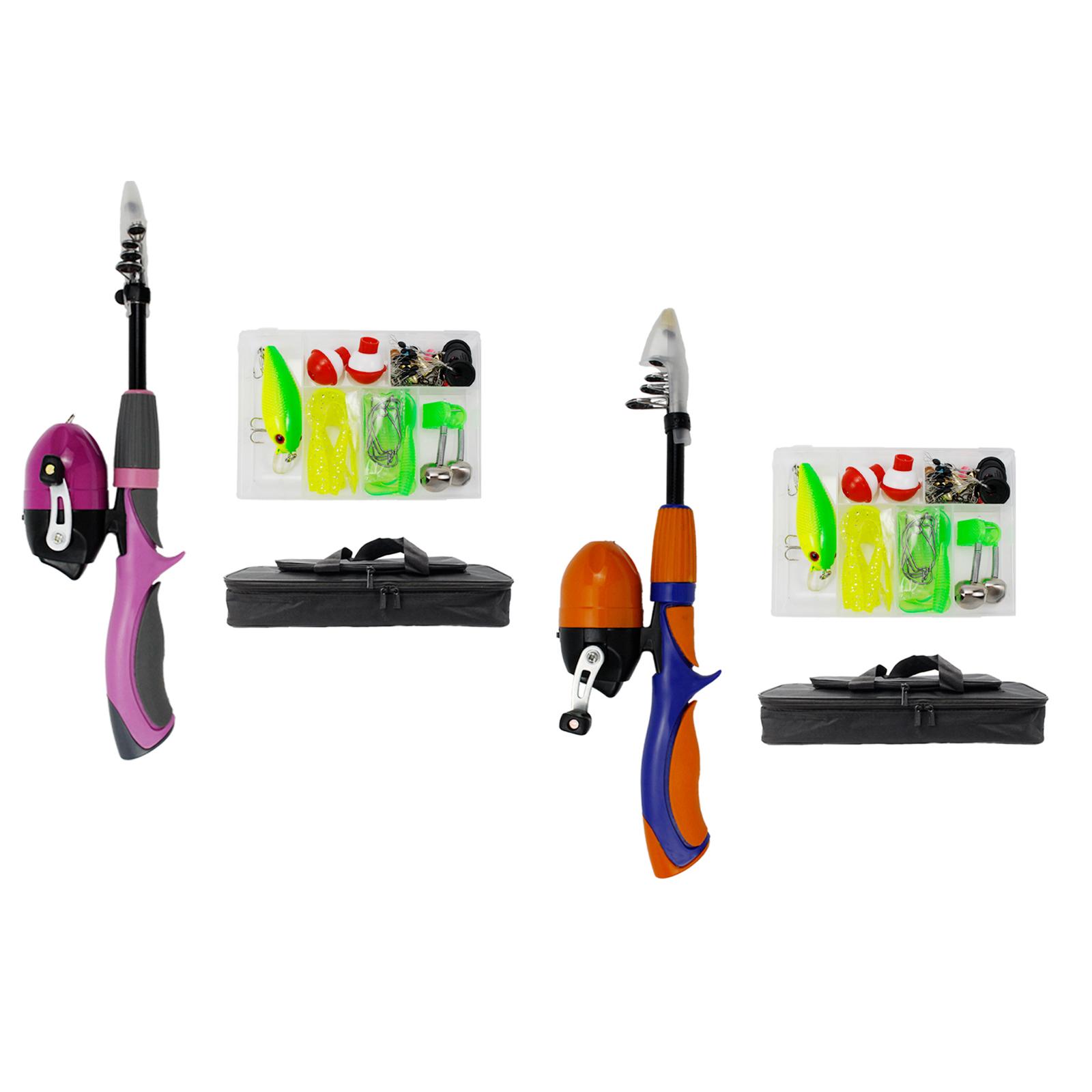 Kids Fishing Pole Travel Tote  - Spincast Reel ulasan dan harga