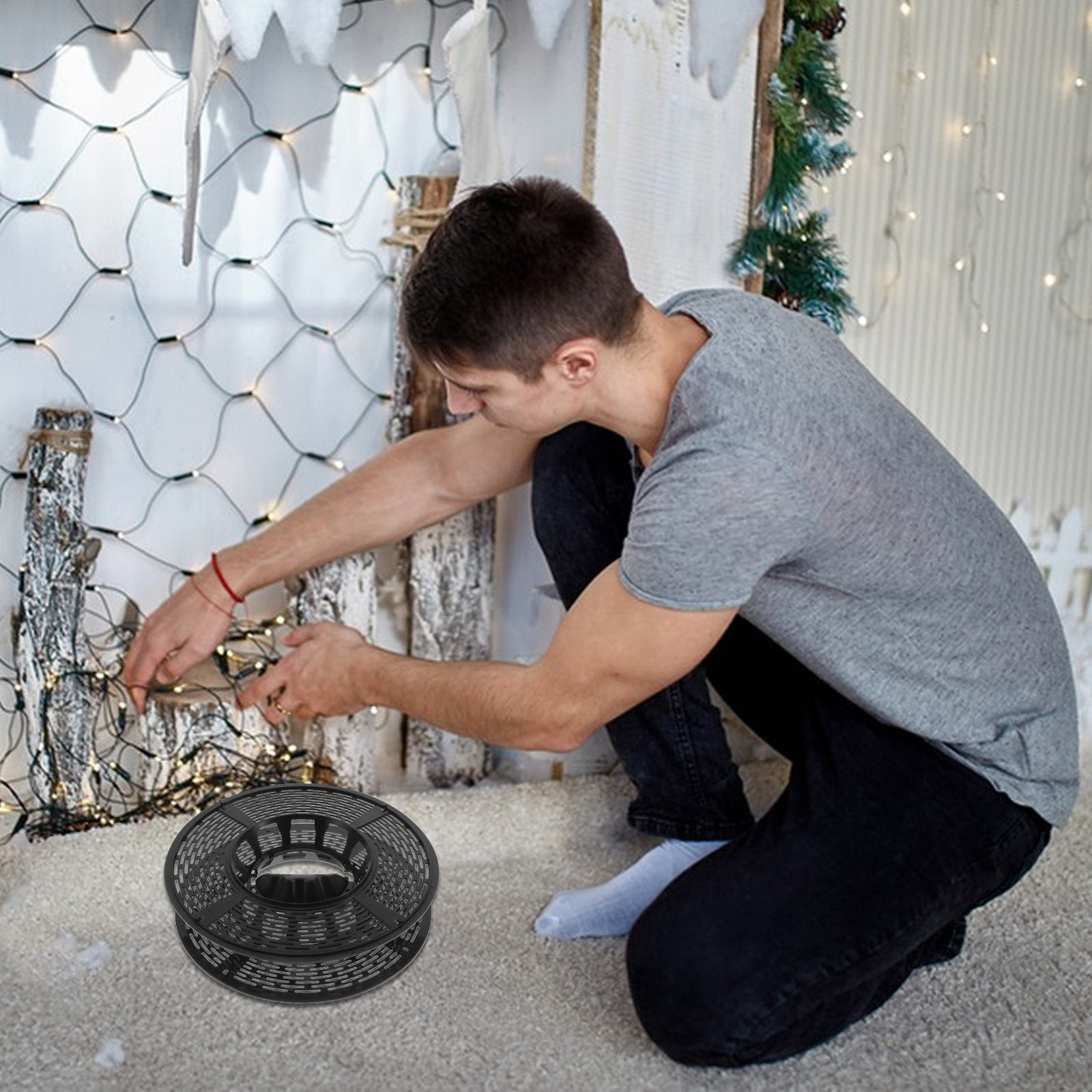 Christmas Light Storage Cord R - Reel Handle ulasan dan harga