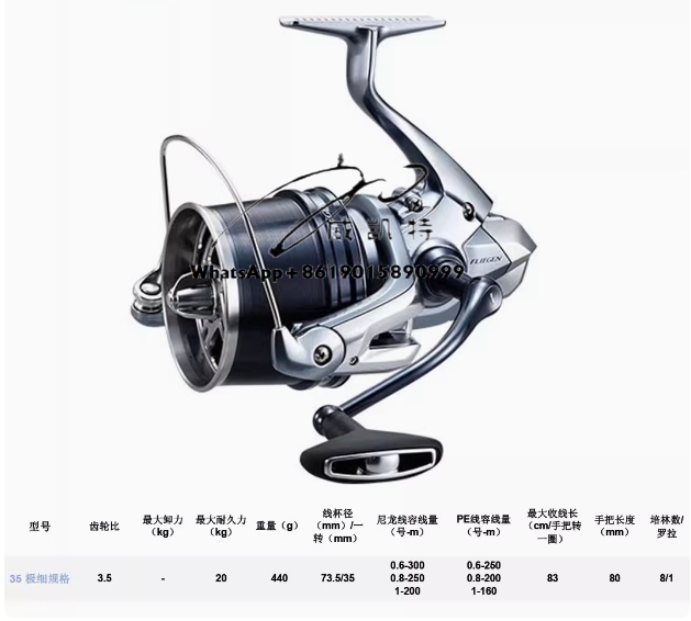 High Quality Lightweight Surf  - Surf Reel ulasan dan harga