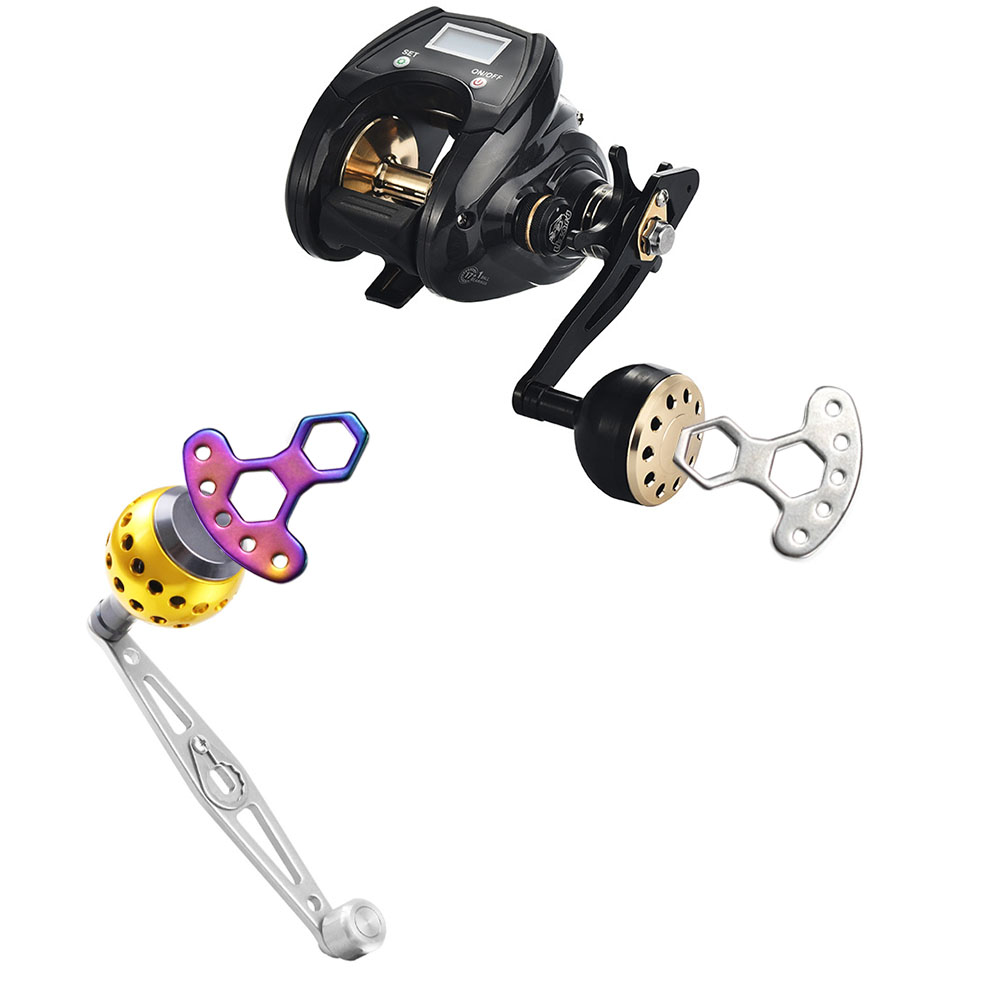 MNFT 1Pcs Stainless Steel Fish - Reel Handle ulasan dan harga