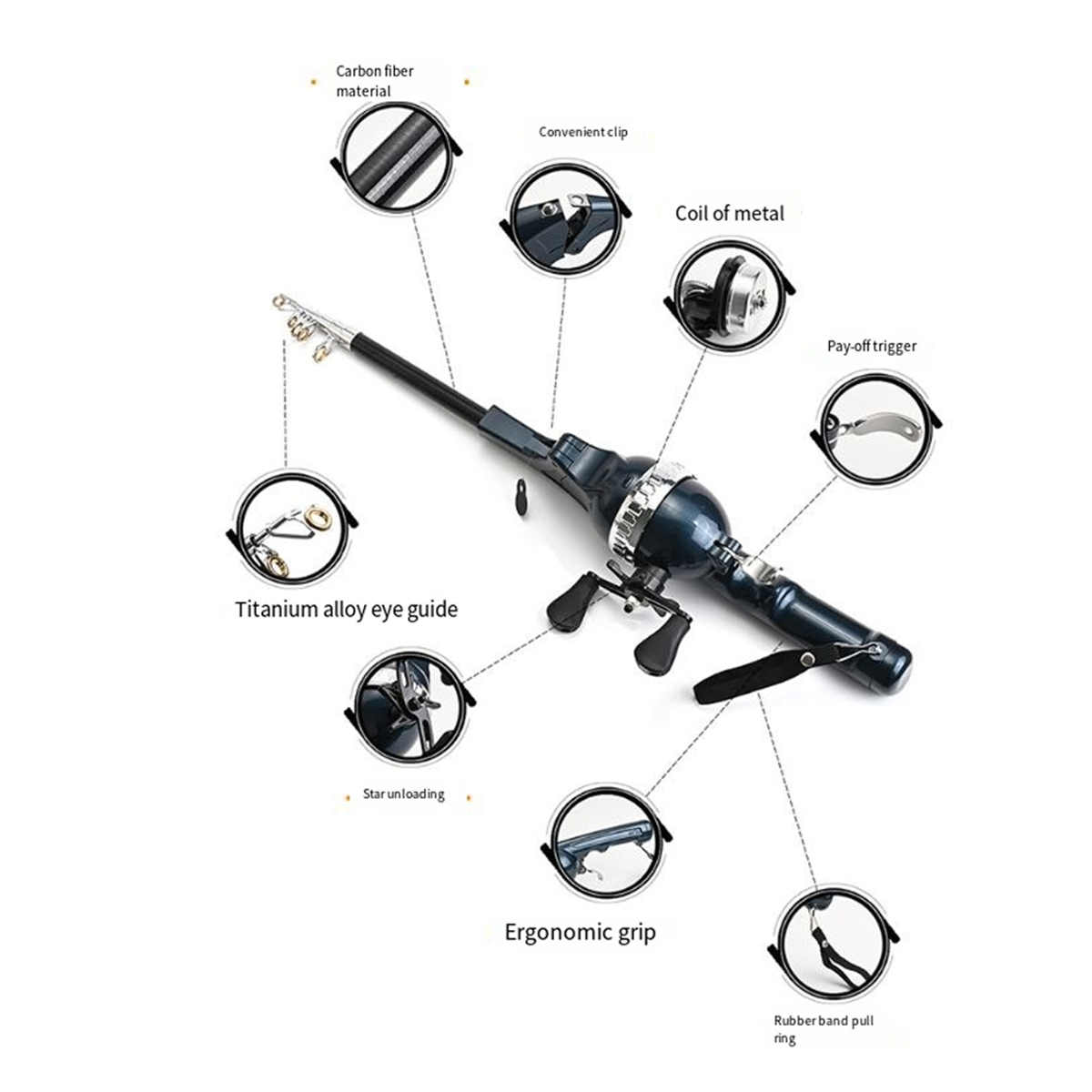X59A_Portable Folding Fishing  - Fly Reel ulasan dan harga