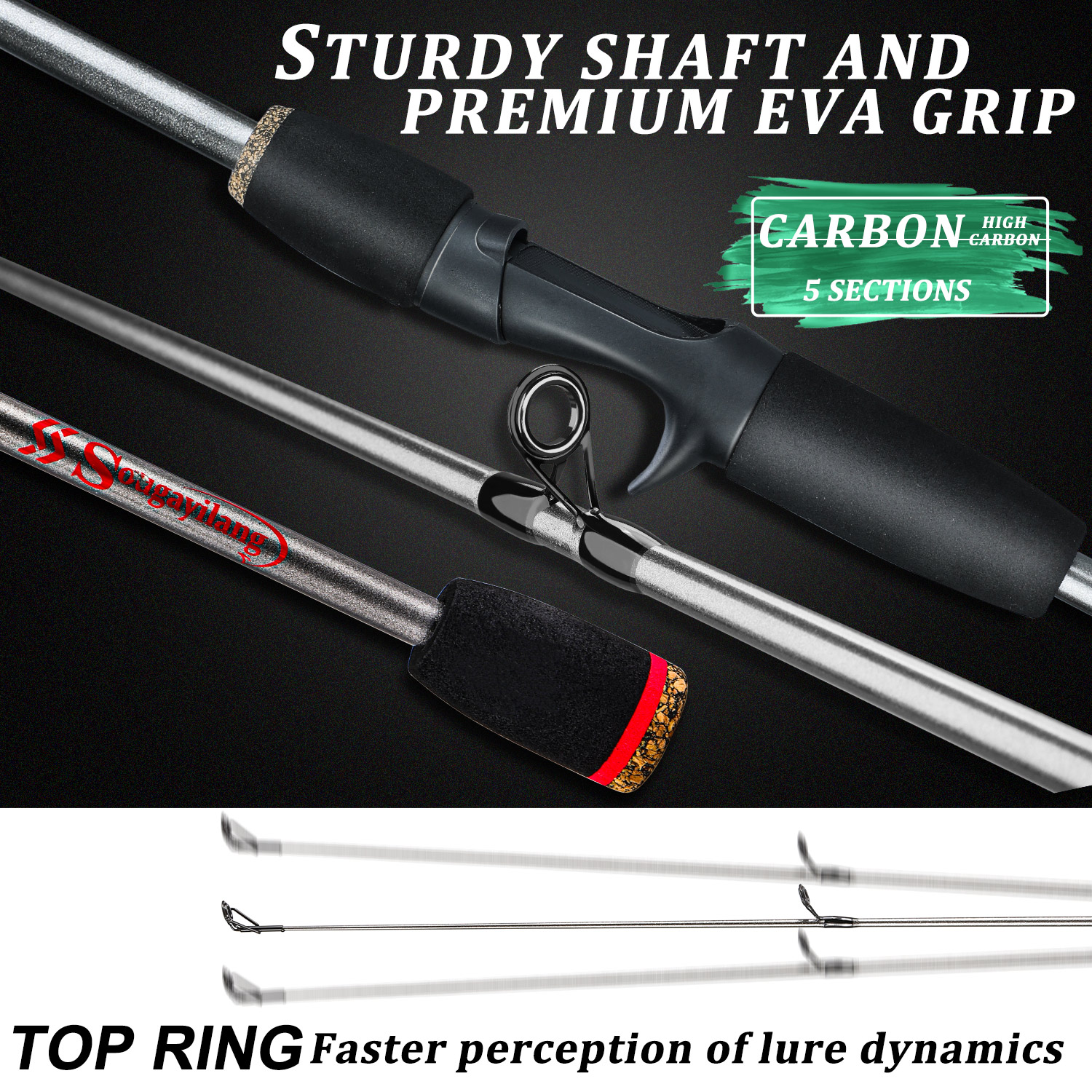 Sougayilang Fishing Rod Combo  - Spincast Reel ulasan dan harga