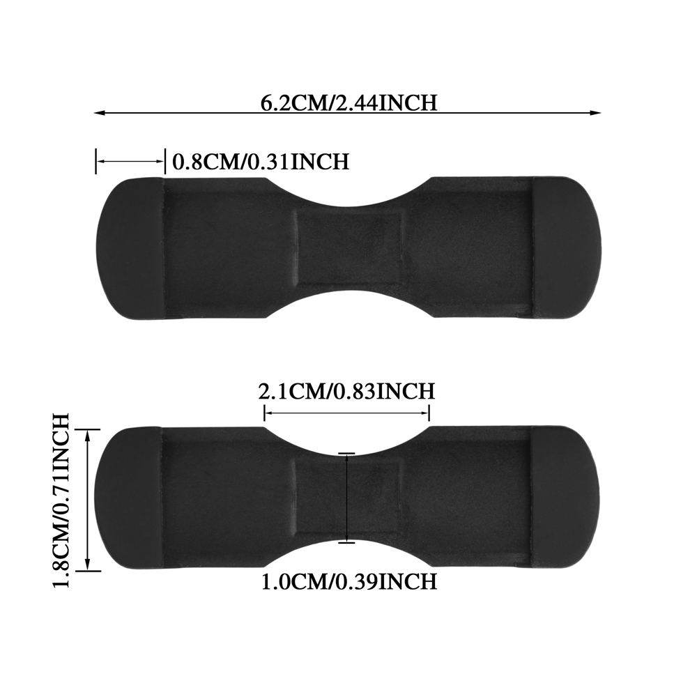 10Pcs Black/White Rubber Fishi - Reel Cover ulasan dan harga