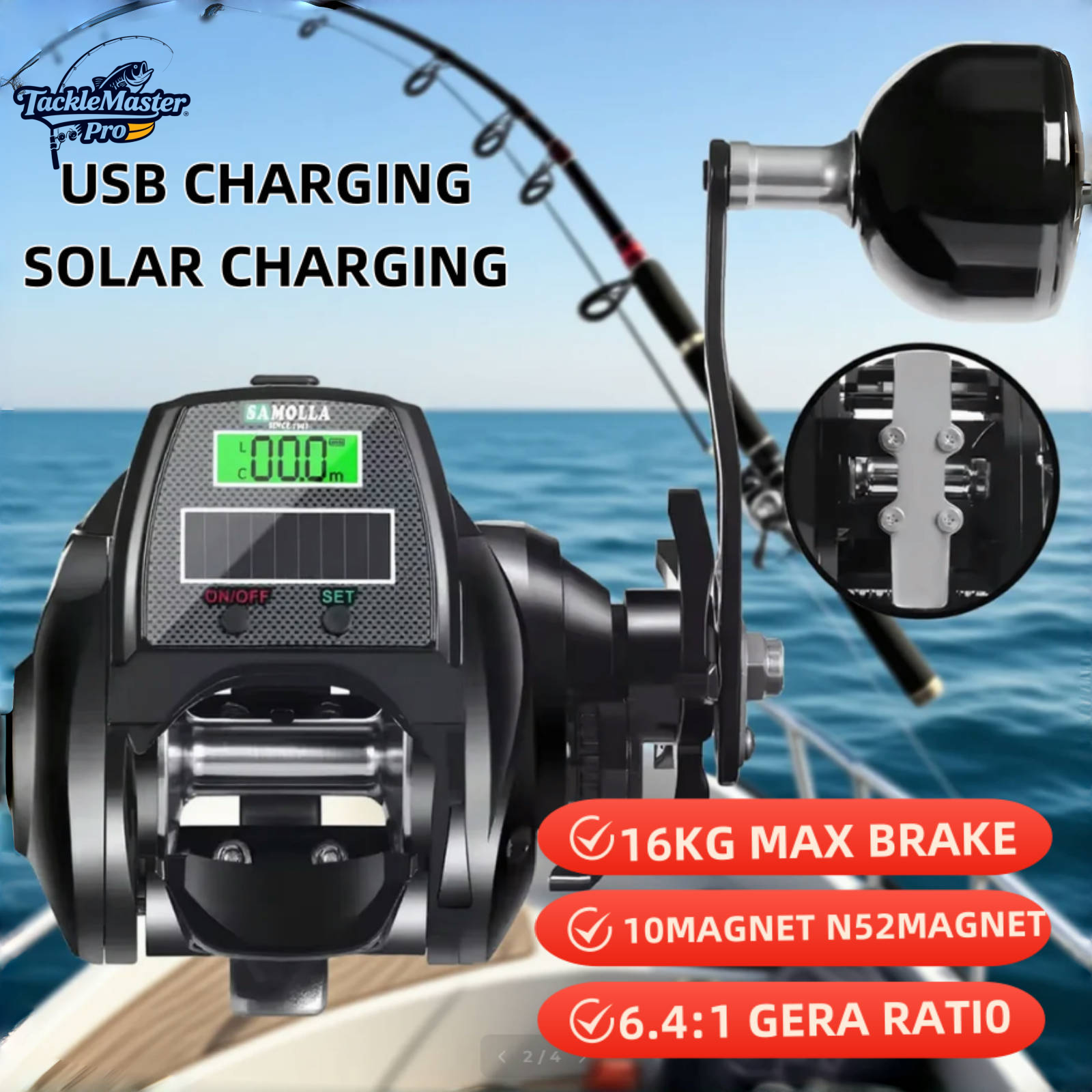 Heavy Duty Electric Fishing Re - Ice Fishing Reel ulasan dan harga