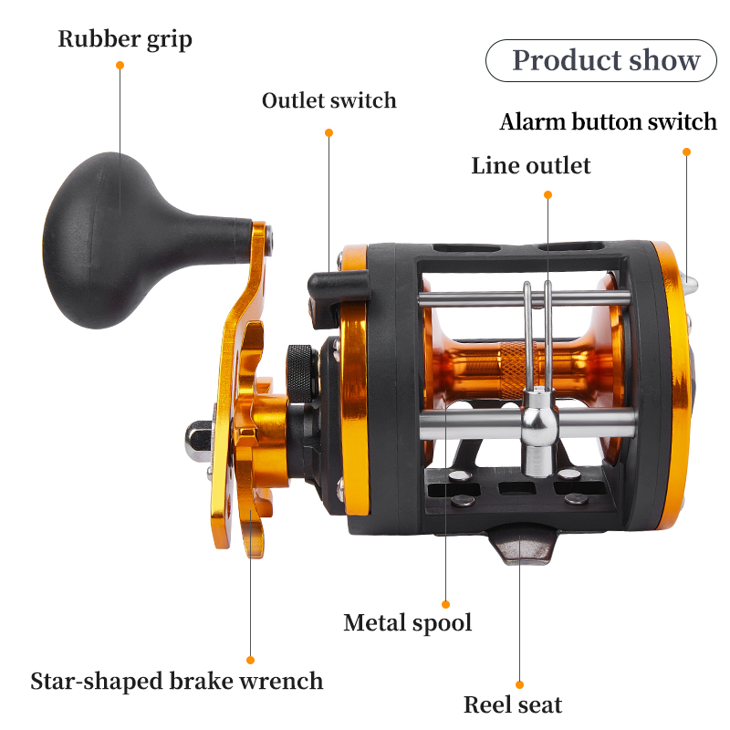 BILLINGS Trolling Drum Reel 33 - Trolling Reel ulasan dan harga