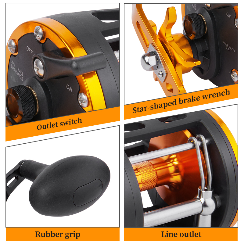 BILLINGS Trolling Drum Reel 33 - Trolling Reel ulasan dan harga