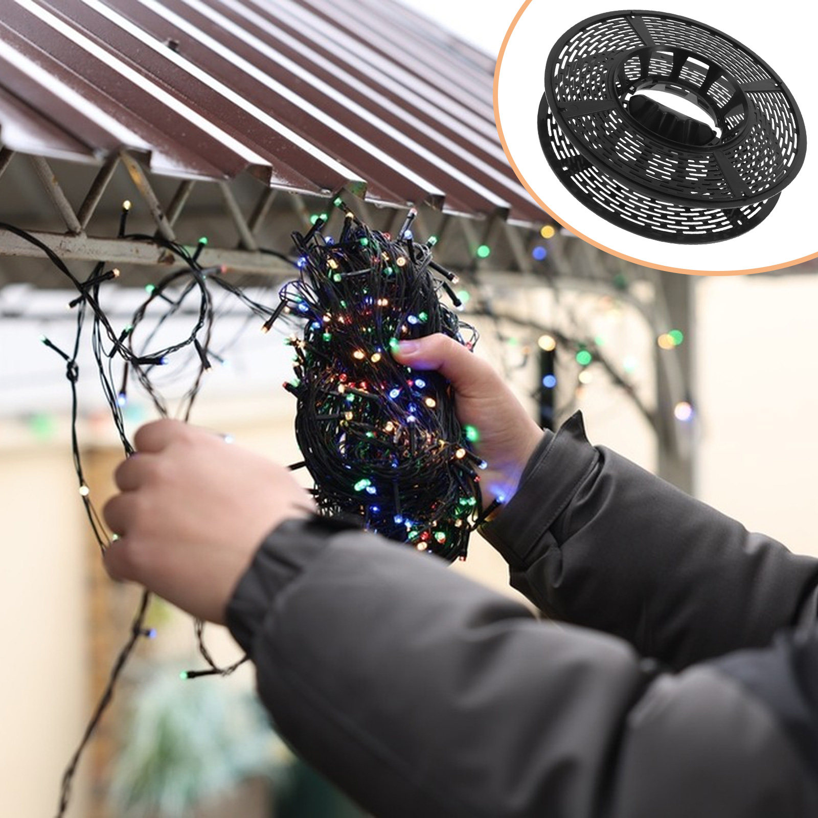 Christmas Light Organizer Reel - Reel Handle ulasan dan harga