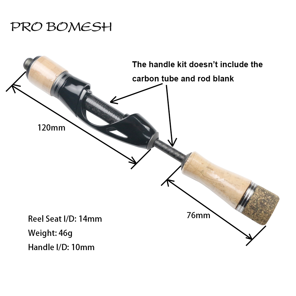 Pro Bomesh 1 Set Cork Handle S - Ice Fishing Reel ulasan dan harga