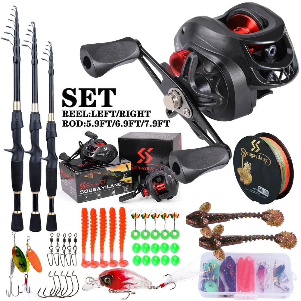 Sougayilang Fishing Rod and Re - Spincast Reel ulasan dan harga