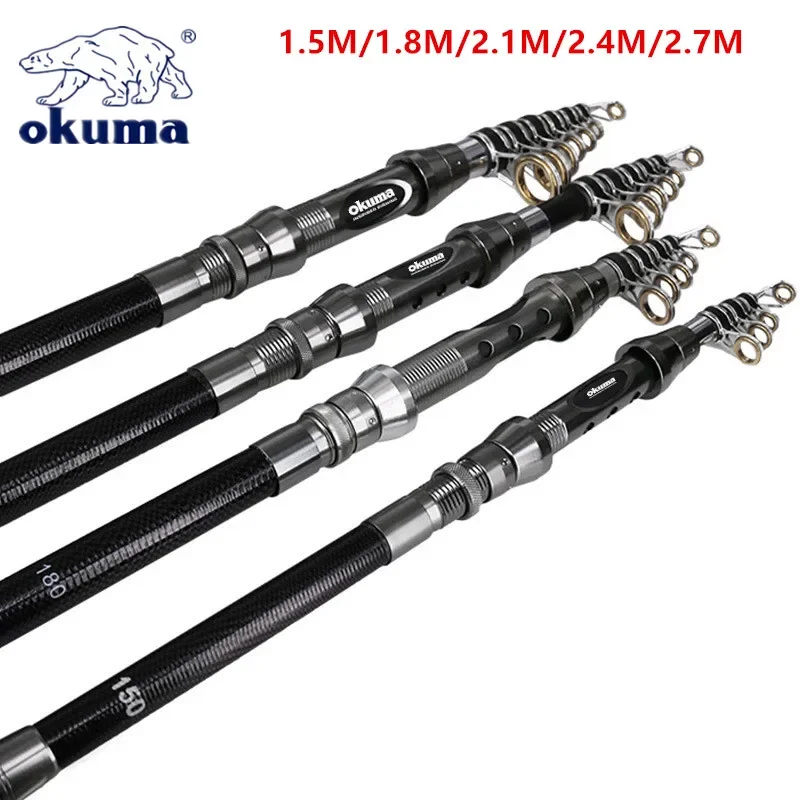 OKUMA New Carbon Rock Rod 1.5M - Surf Reel ulasan dan harga