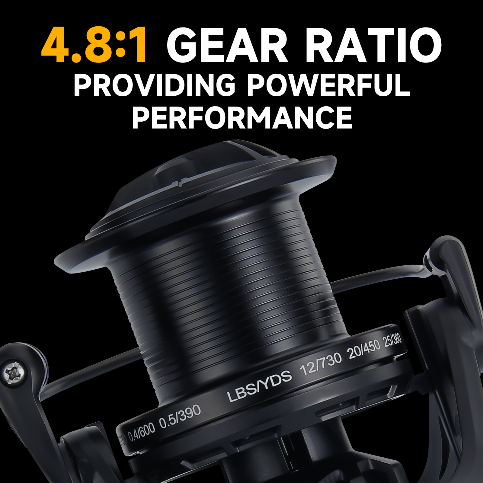 HAUT TON BLACK 12000/14000 Sur - Surf Reel ulasan dan harga